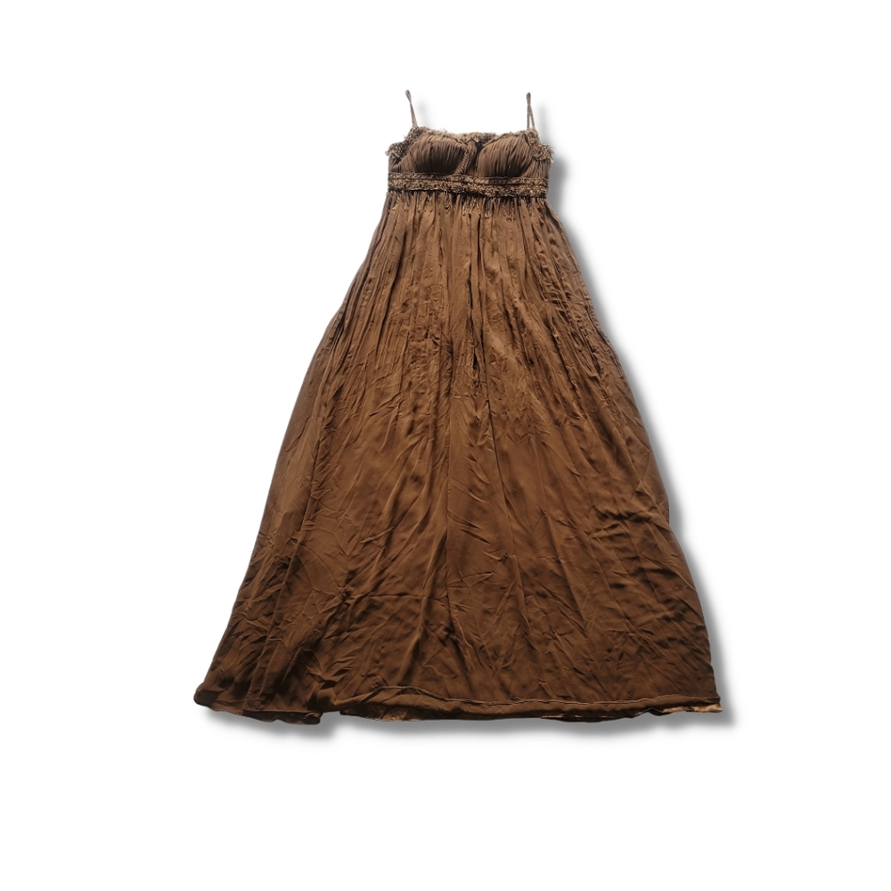 Brown Long Gown Prom Dress